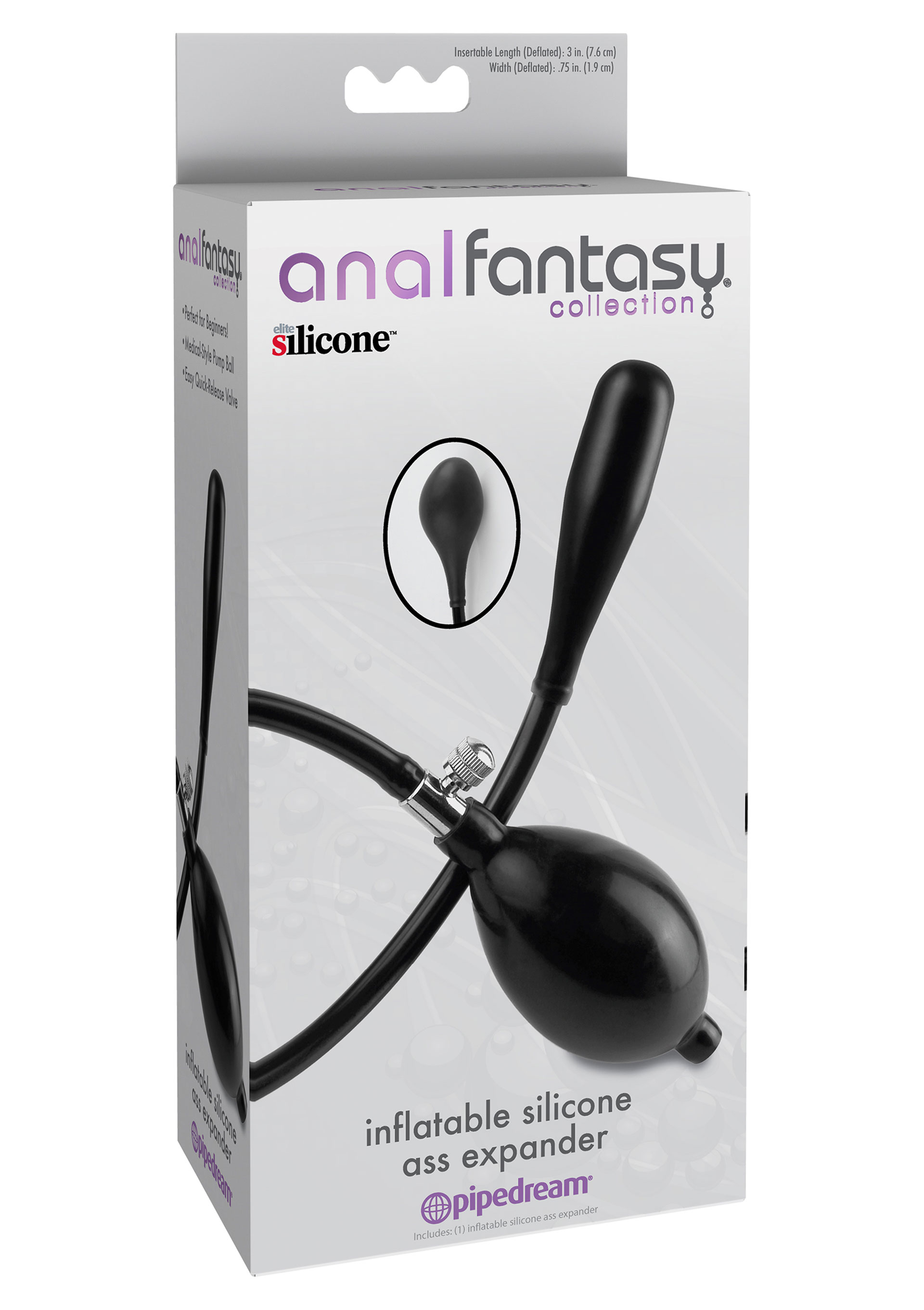 Inflatable Silicone Ass Expander.